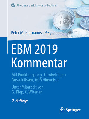 cover image of EBM 2019 Kommentar